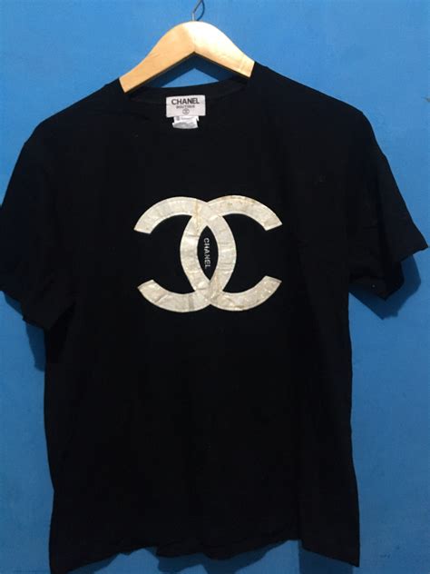 chanel pink tshirt|vintage Chanel t shirt.